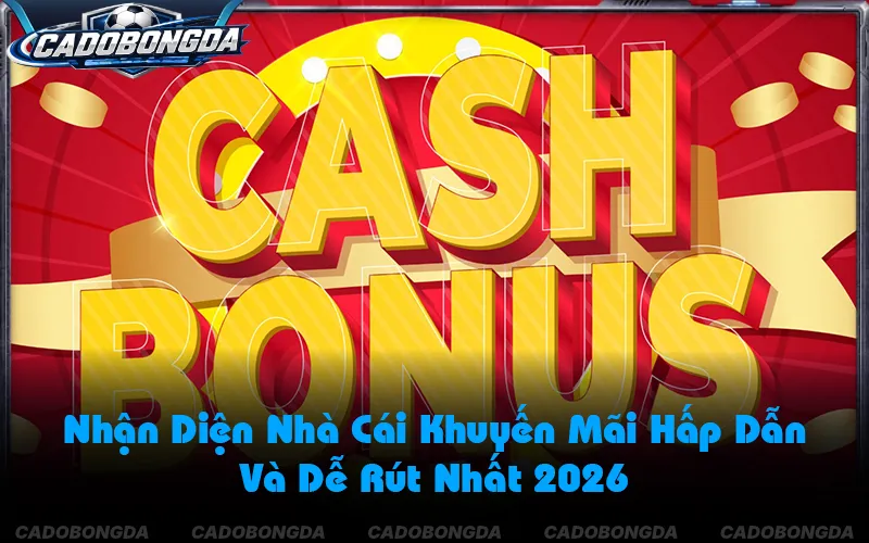Nhận Diện Nhà Cái Khuyến Mãi Hấp Dẫn Và Dễ Rút Nhất 2026